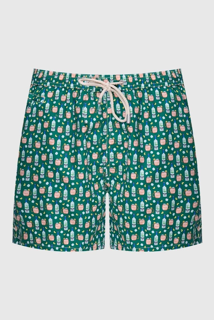 MC2 Saint Barth man green polyester swim shorts for men купить с ценами и фото 174113 - photo 1