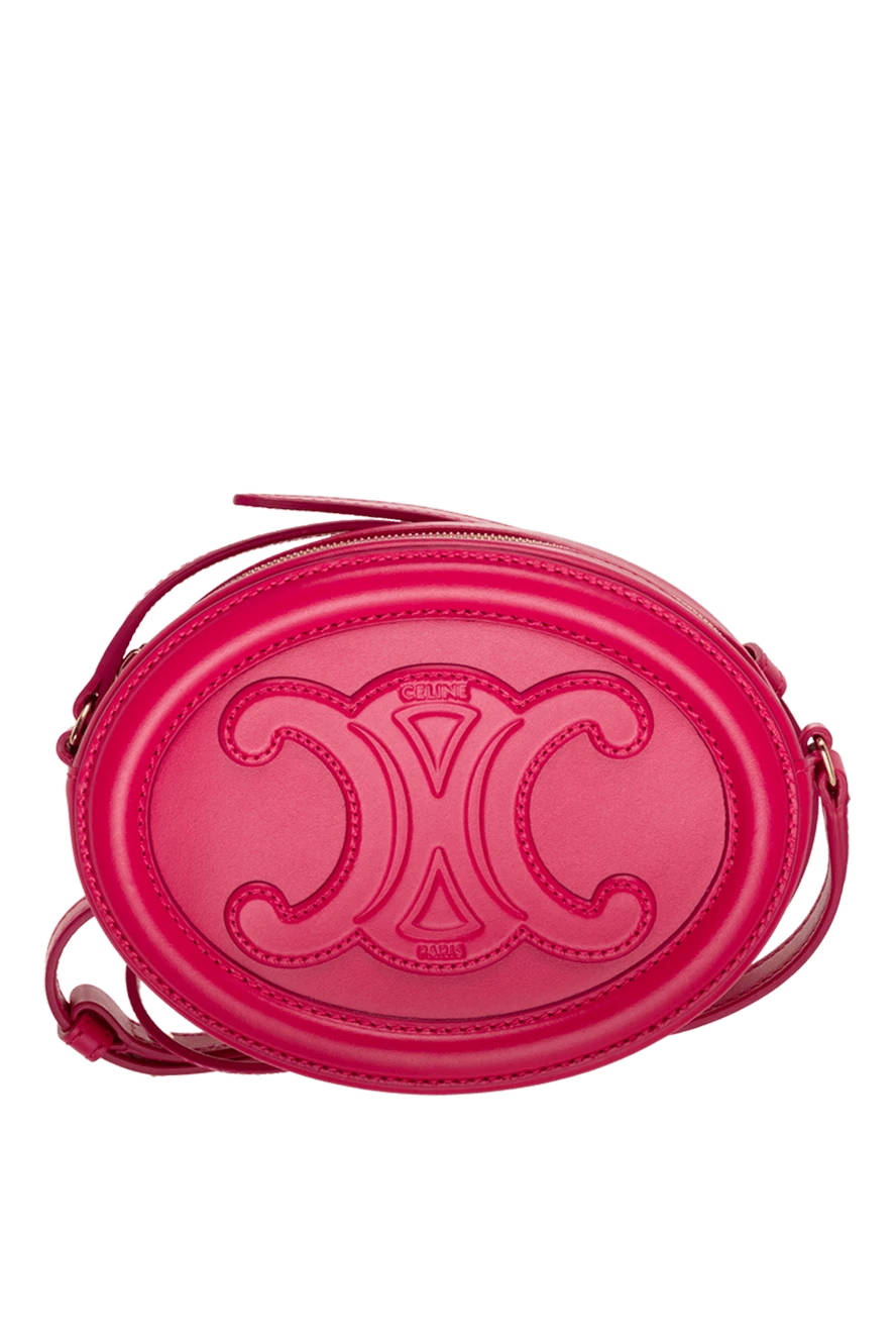 Celine woman pink leather bag for women купить с ценами и фото 174159 - photo 1