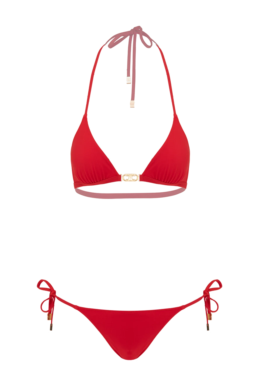 Celine woman red polyamide and elastane two-piece swimsuit for women купить с ценами и фото 174173 - photo 1