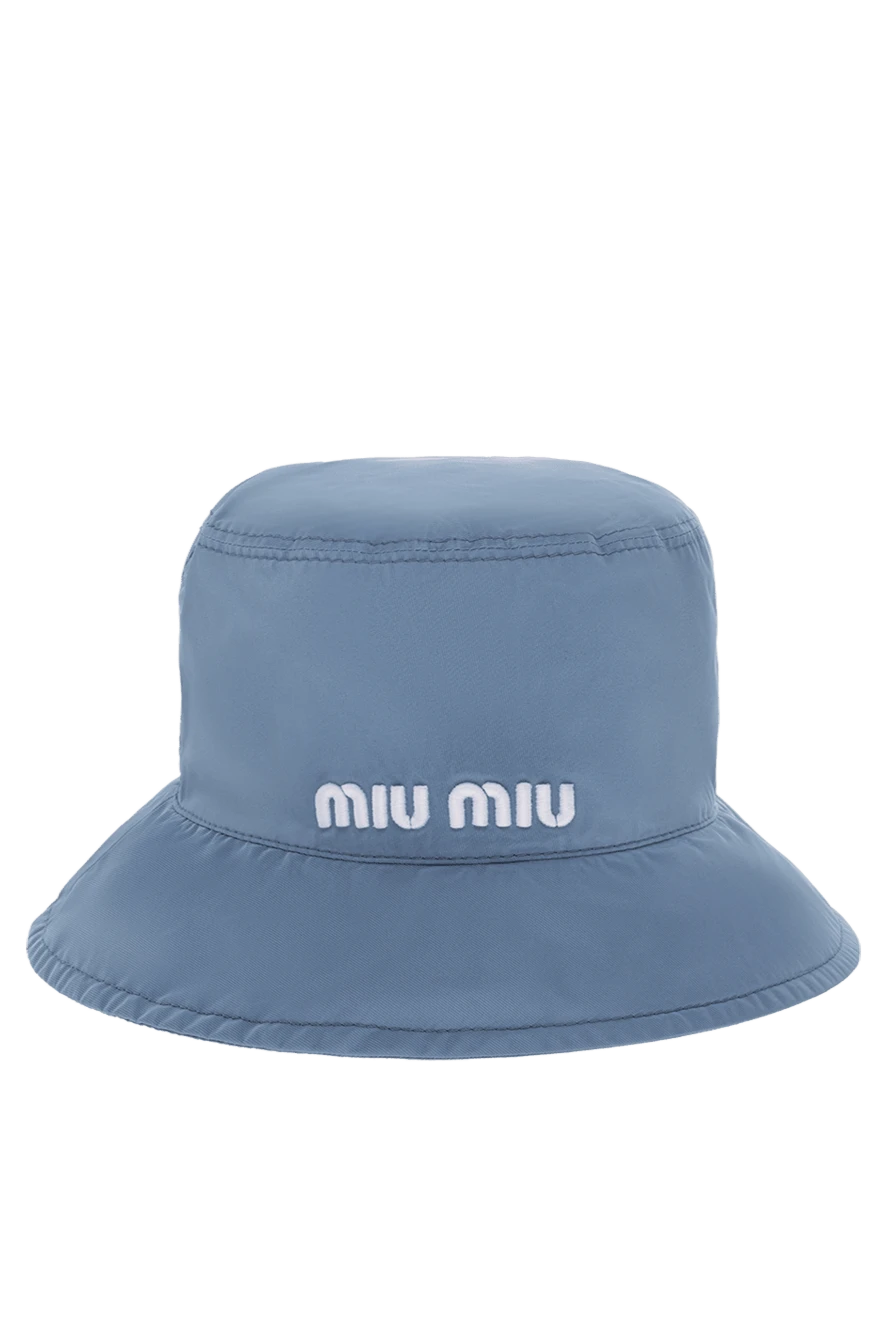 Miu Miu woman blue cotton panama for women купить с ценами и фото 174204 - photo 1