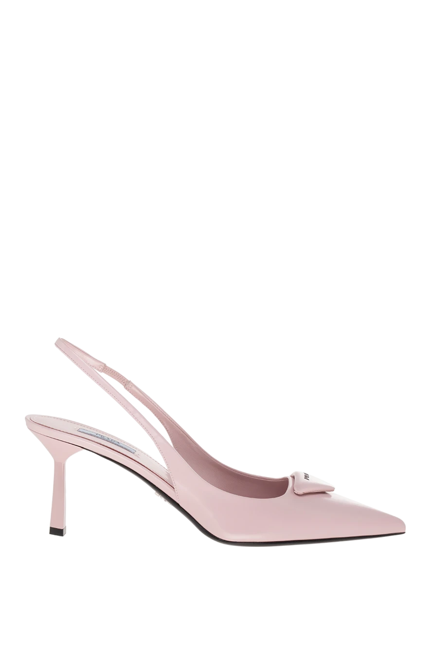 Prada woman pink leather shoes for women купить с ценами и фото 174224 - photo 1