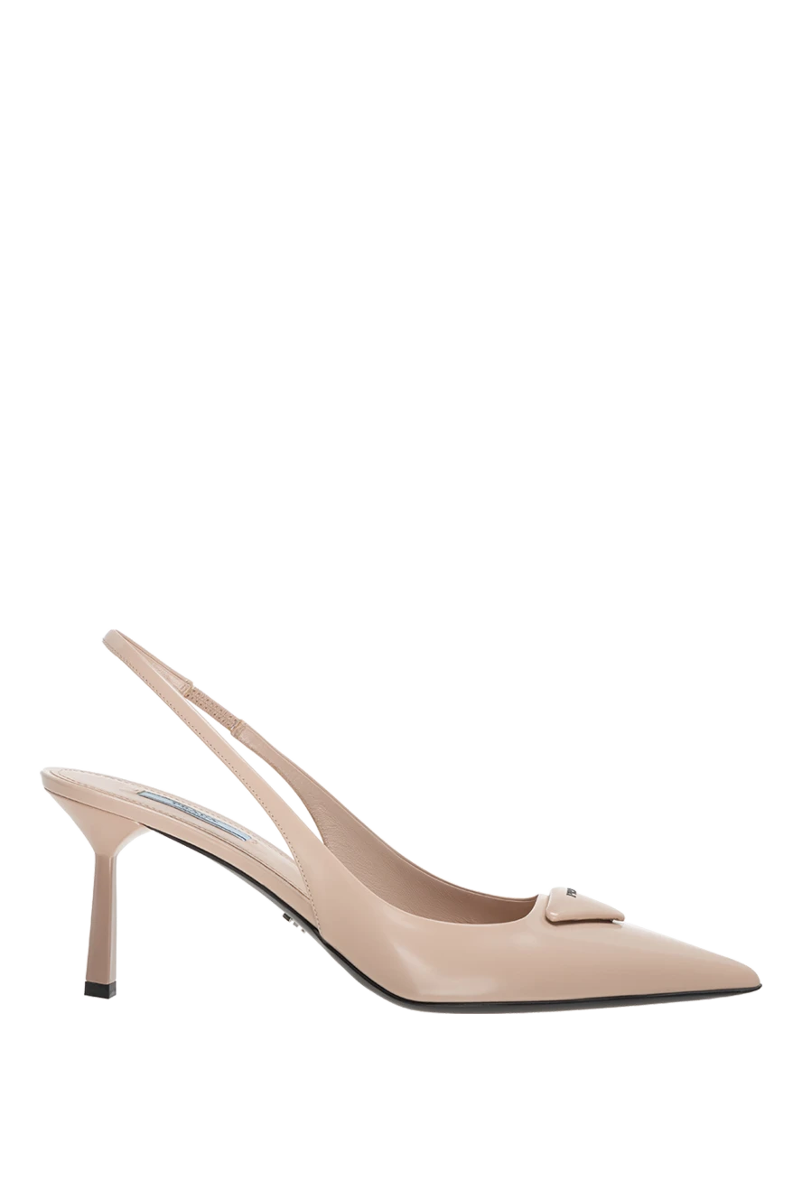 Prada woman beige leather shoes for women купить с ценами и фото 174225 - photo 1