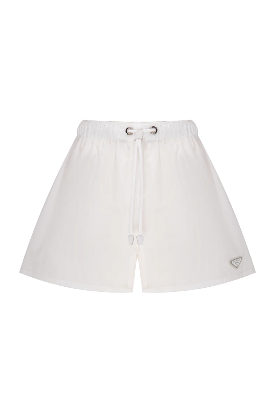 Prada woman white polyamide shorts for women купить с ценами и фото 174249 - photo 1