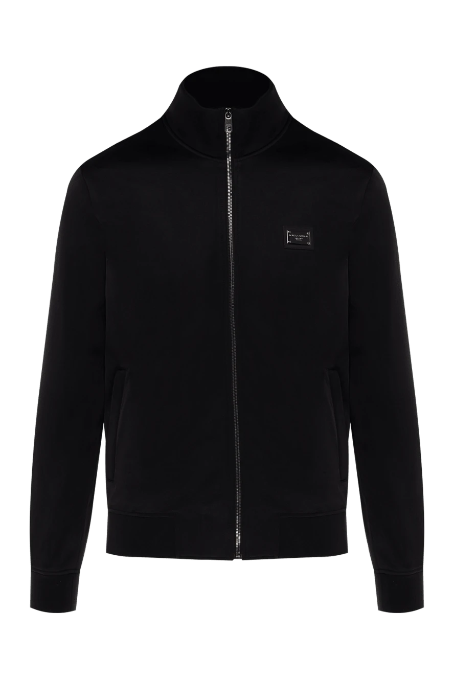 Dolce & Gabbana man black polyester sports jacket for men купить с ценами и фото 174273 - photo 1