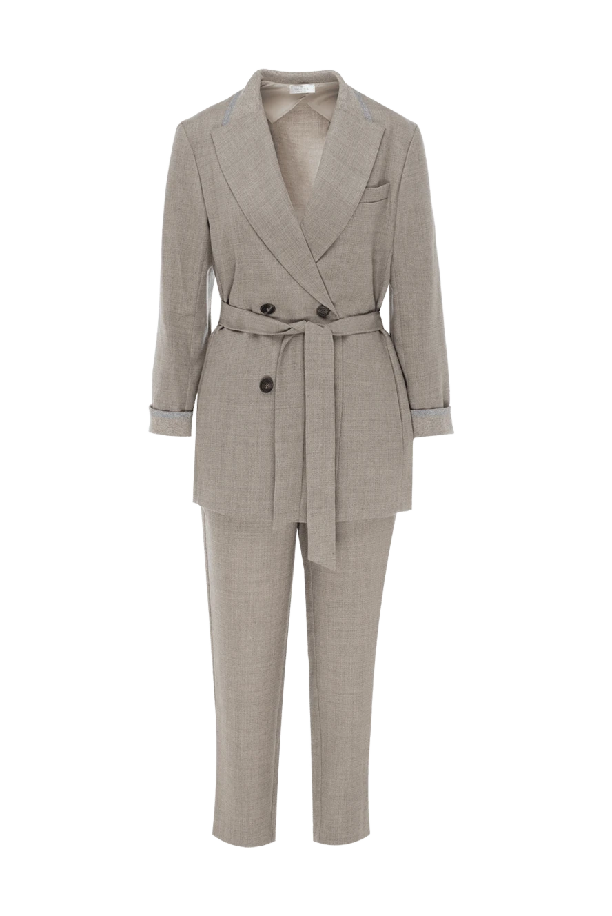 Panicale woman beige women's trouser suit купить с ценами и фото 174331 - photo 1