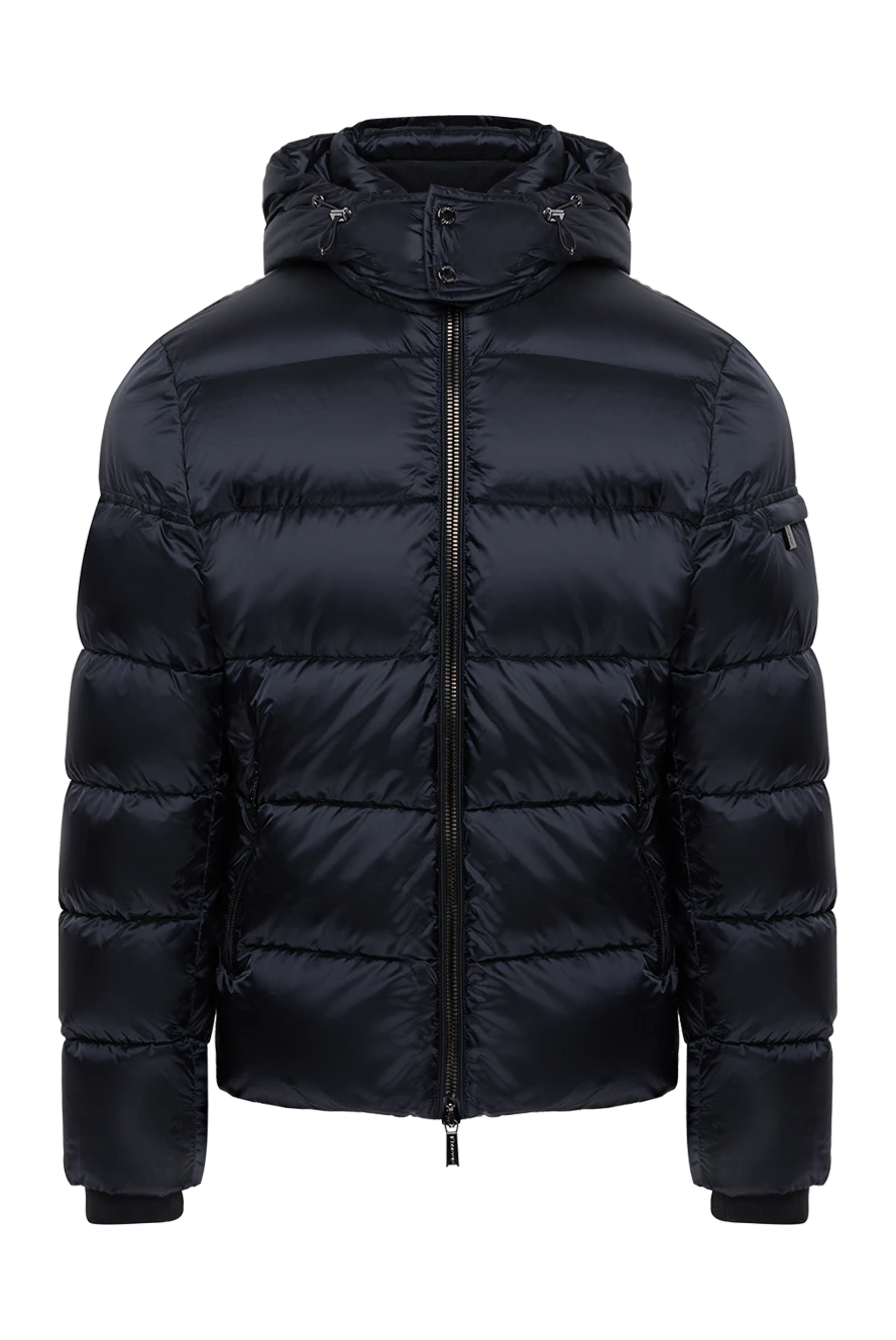 Moorer man blue polyamide down jacket for men купить с ценами и фото 174417 - photo 1