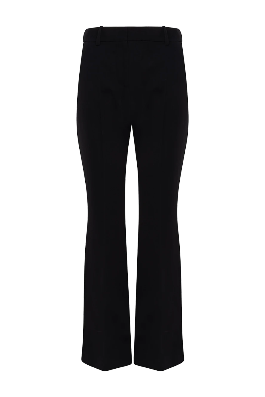 Balmain woman black woolen trousers for women купить с ценами и фото 174462 - photo 1