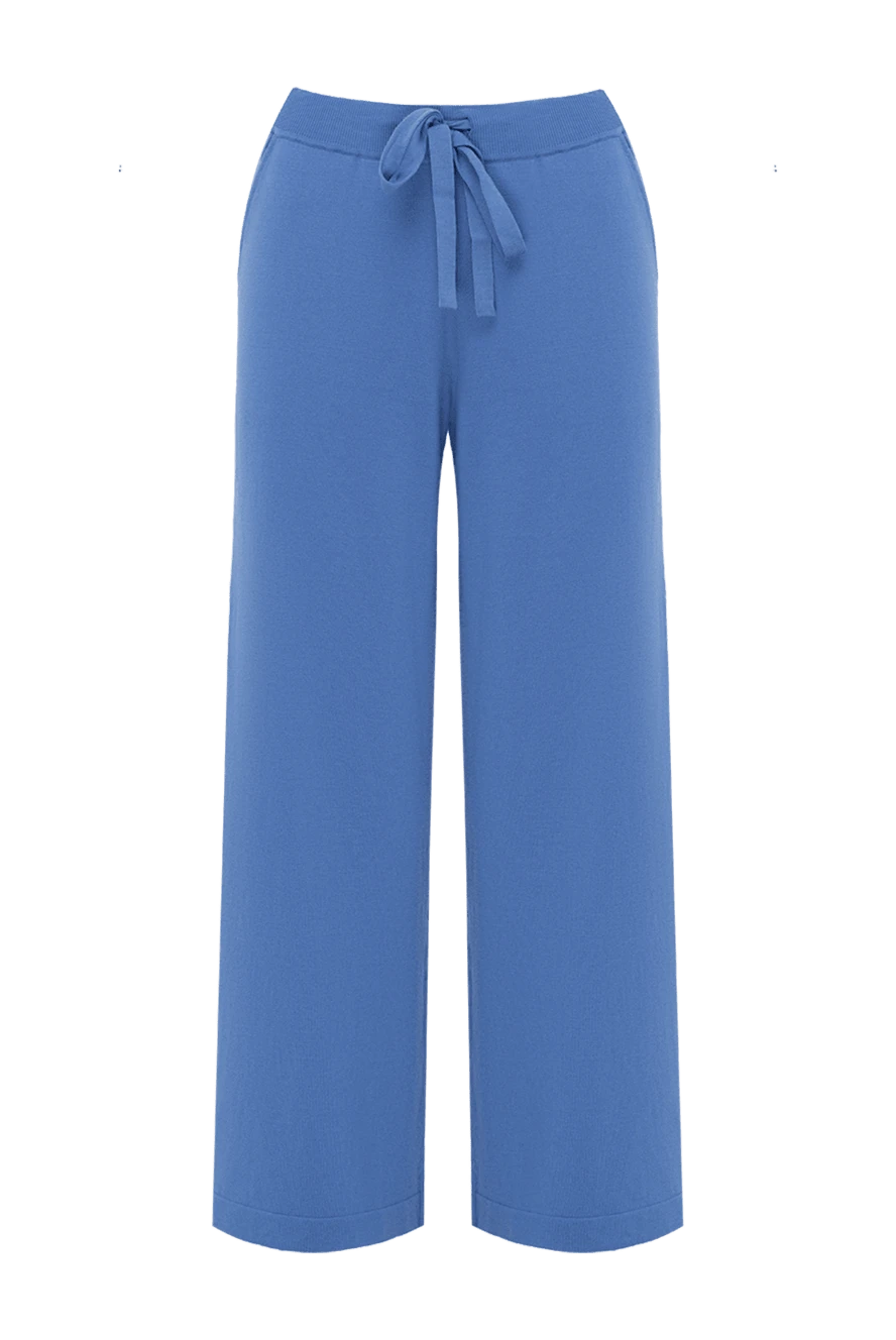 P.A.R.O.S.H. woman blue trousers for women купить с ценами и фото 174583 - photo 1