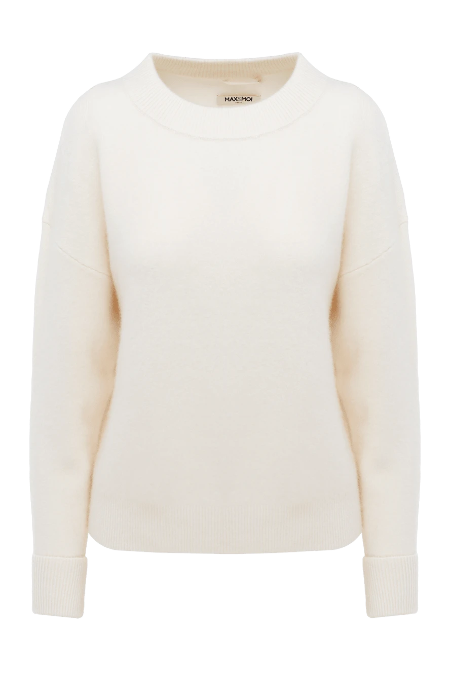 Max&Moi woman white cashmere jumper for women купить с ценами и фото 174589 - photo 1