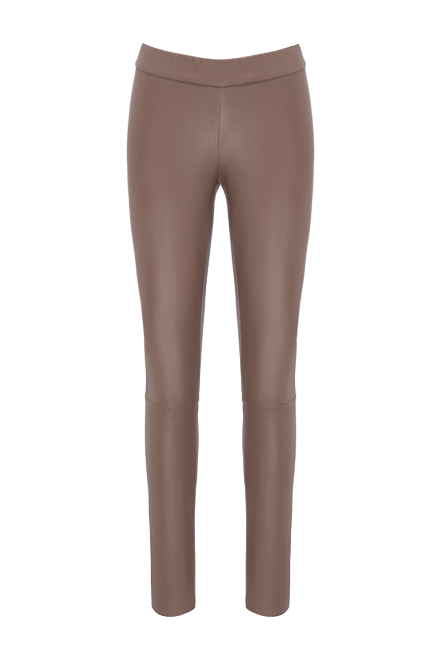 Max&Moi woman brown leather leggings for women купить с ценами и фото 174601 - photo 1