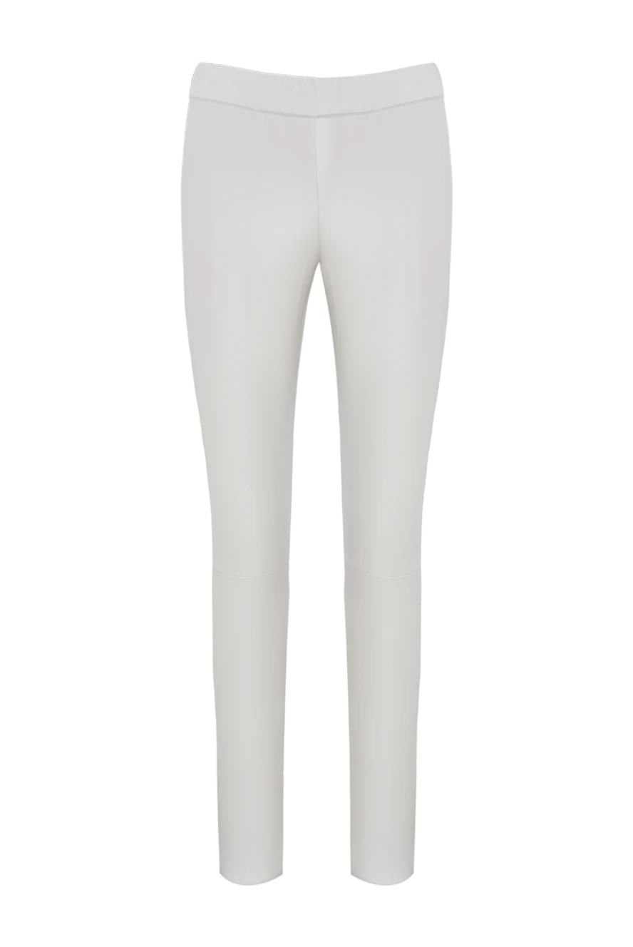 Max&Moi woman white leather leggings for women купить с ценами и фото 174603 - photo 1