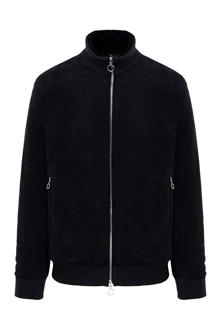 Seraphin мужская куртка синяя из мягкой замши с тёплой меховой подкладкой
174658 - фото 1