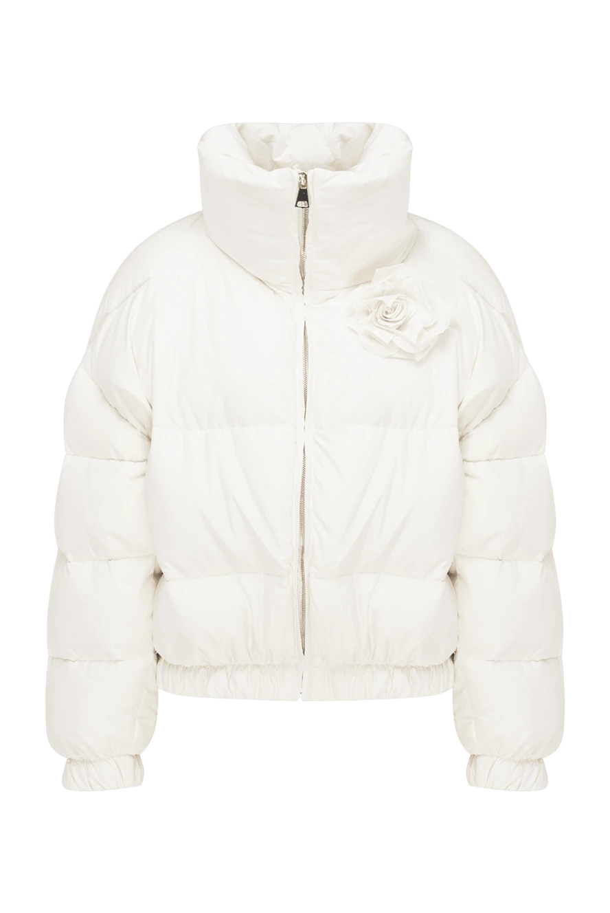 Giuseppe Di Morabito woman white polyester down jacket for women купить с ценами и фото 174719 - photo 1