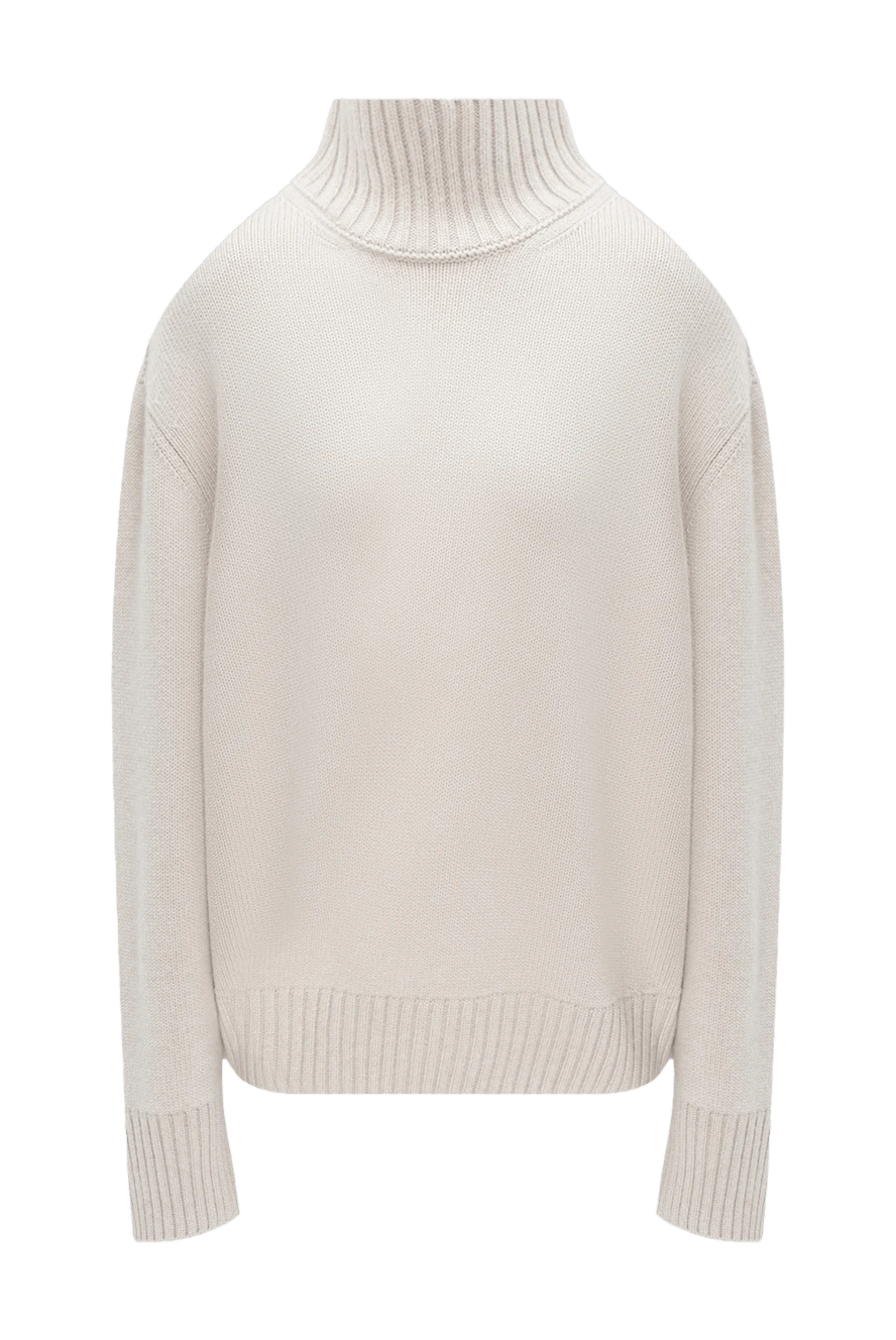 Loro Piana woman beige cashmere jumper for women купить с ценами и фото 174738 - photo 1