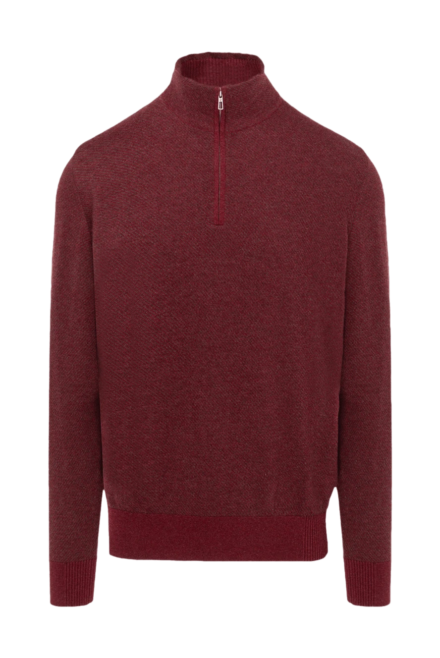 Loro Piana man  cashmere troyer men's burgundy купить с ценами и фото 174752 - photo 1