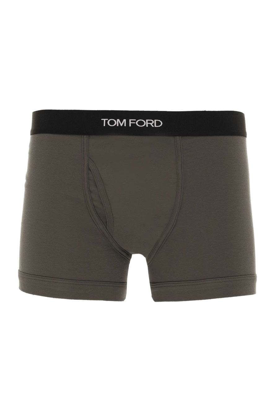 Tom Ford man men's cotton boxer briefs green купить с ценами и фото 174895 - photo 1