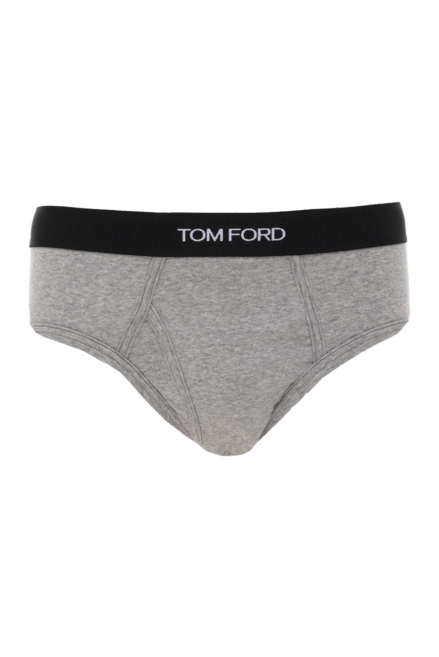 Tom Ford man men's cotton briefs, gray купить с ценами и фото 174897 - photo 1