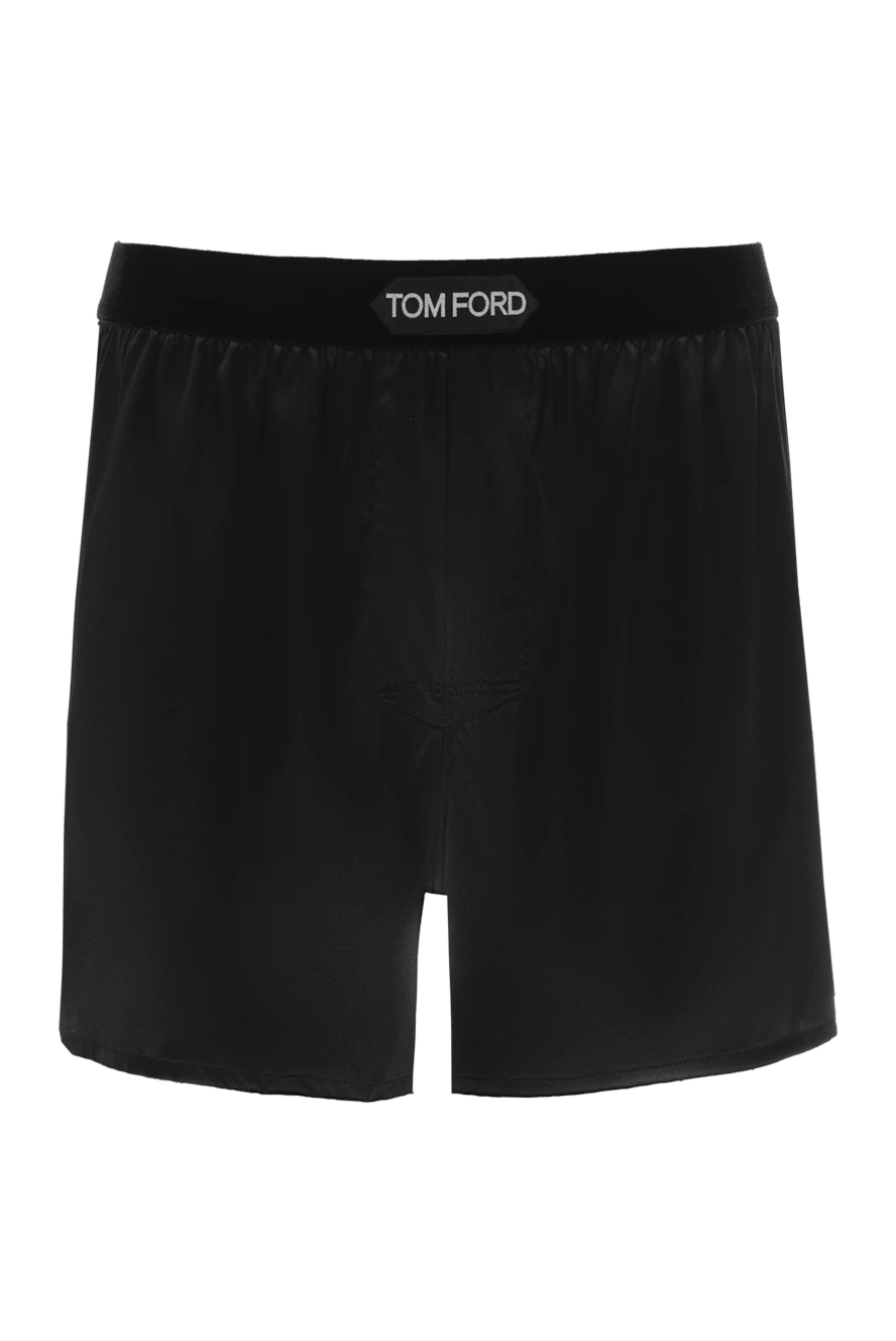 Tom Ford man men's boxers made of silk and elastane, black купить с ценами и фото 174905 - photo 1