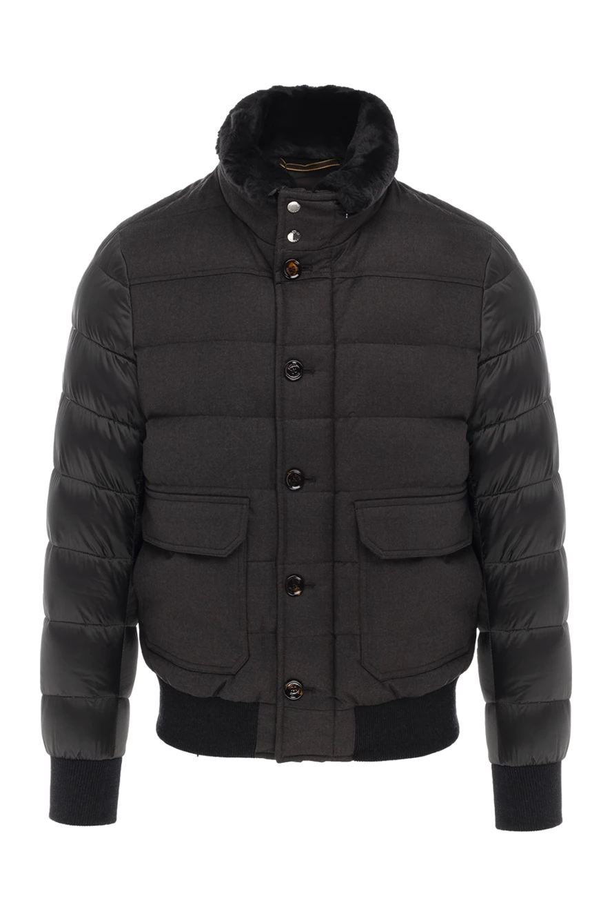 Moorer man brown wool jacket for men купить с ценами и фото 174909 - photo 1