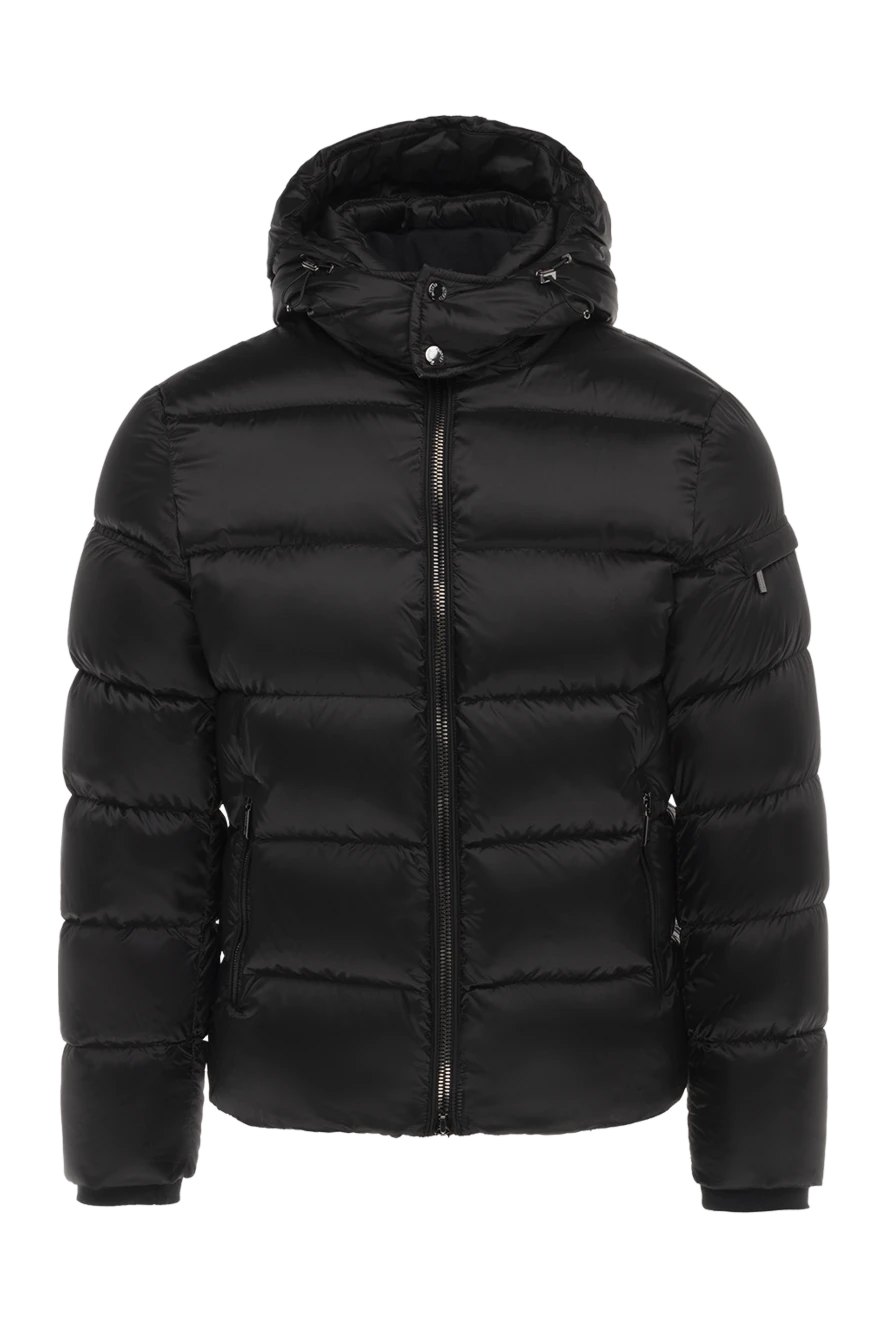 Moorer man black polyester down jacket for men купить с ценами и фото 174914 - photo 1