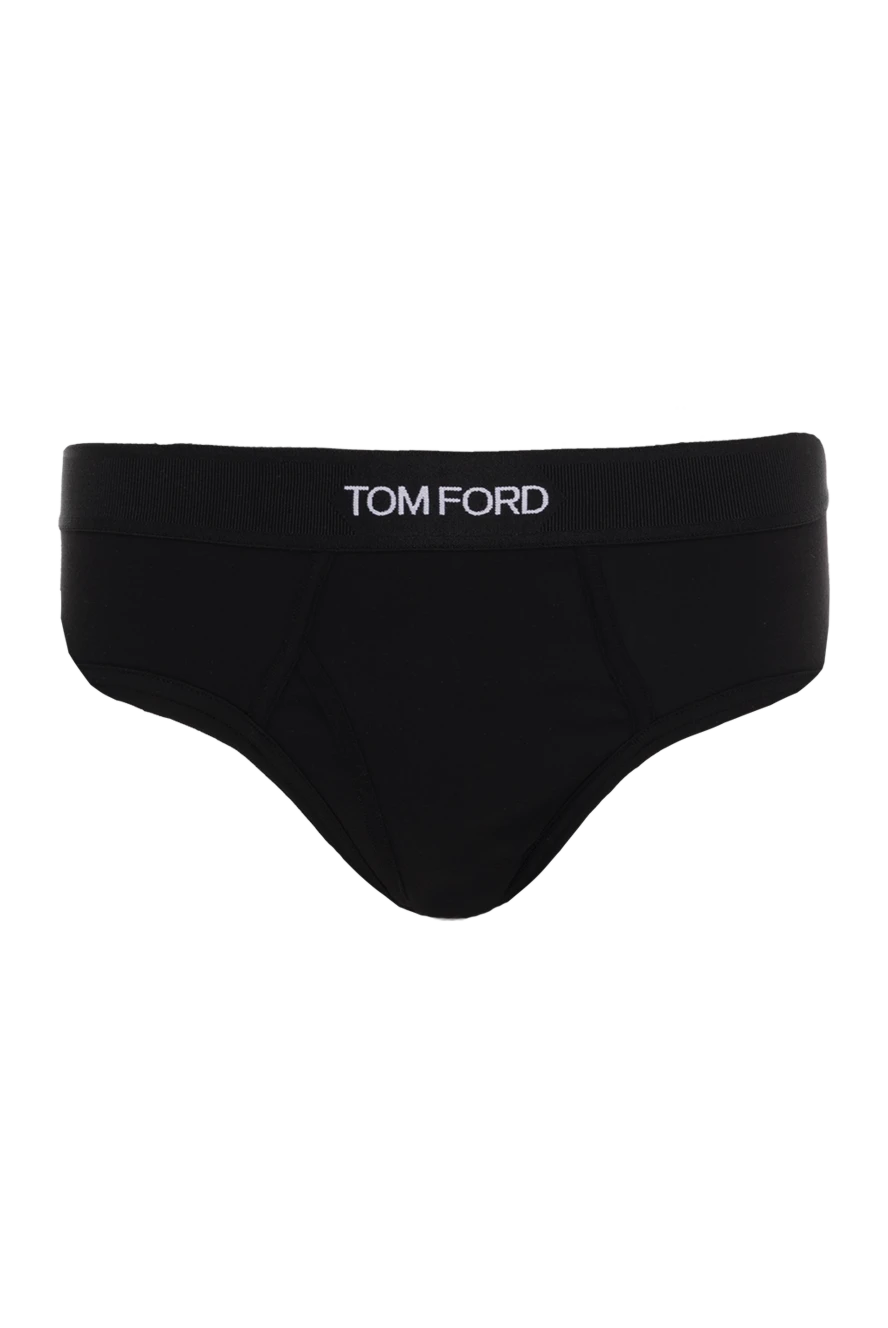 Tom Ford man men's briefs made of cotton and elastane, black купить с ценами и фото 174942 - photo 1