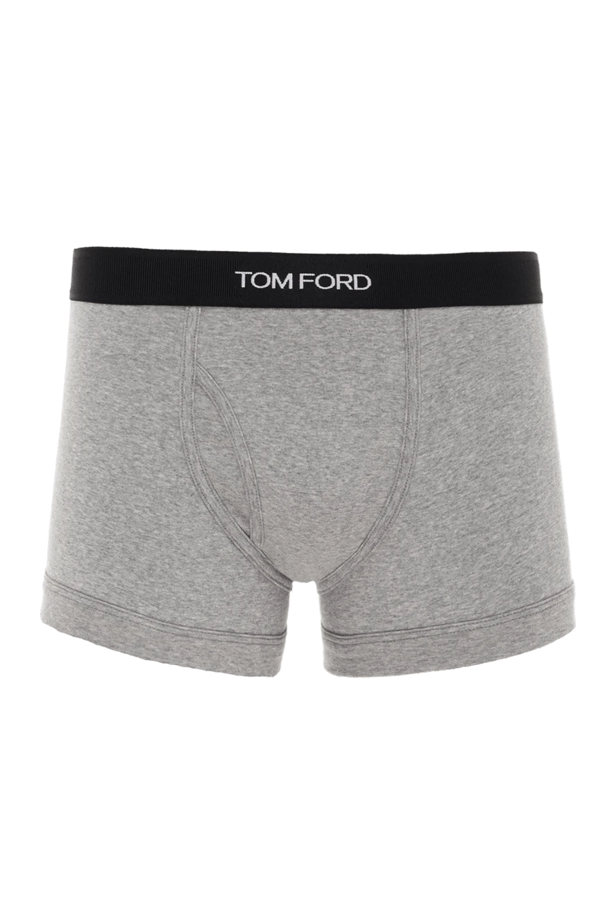 Tom Ford man men's boxers made of cotton and elastane, gray купить с ценами и фото 174943 - photo 1