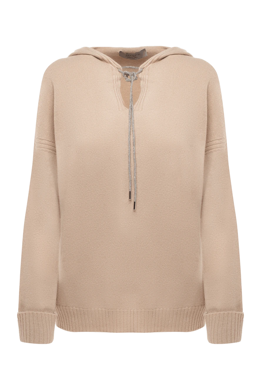 D.Exterior woman beige hoodie for women купить с ценами и фото 175013 - photo 1