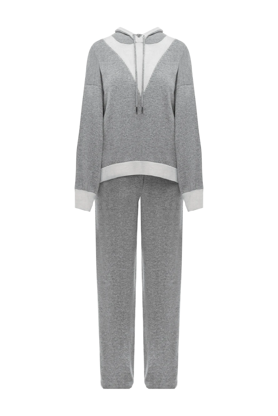 Max&Moi woman women's gray wool and cashmere walking suit купить с ценами и фото 175028 - photo 1