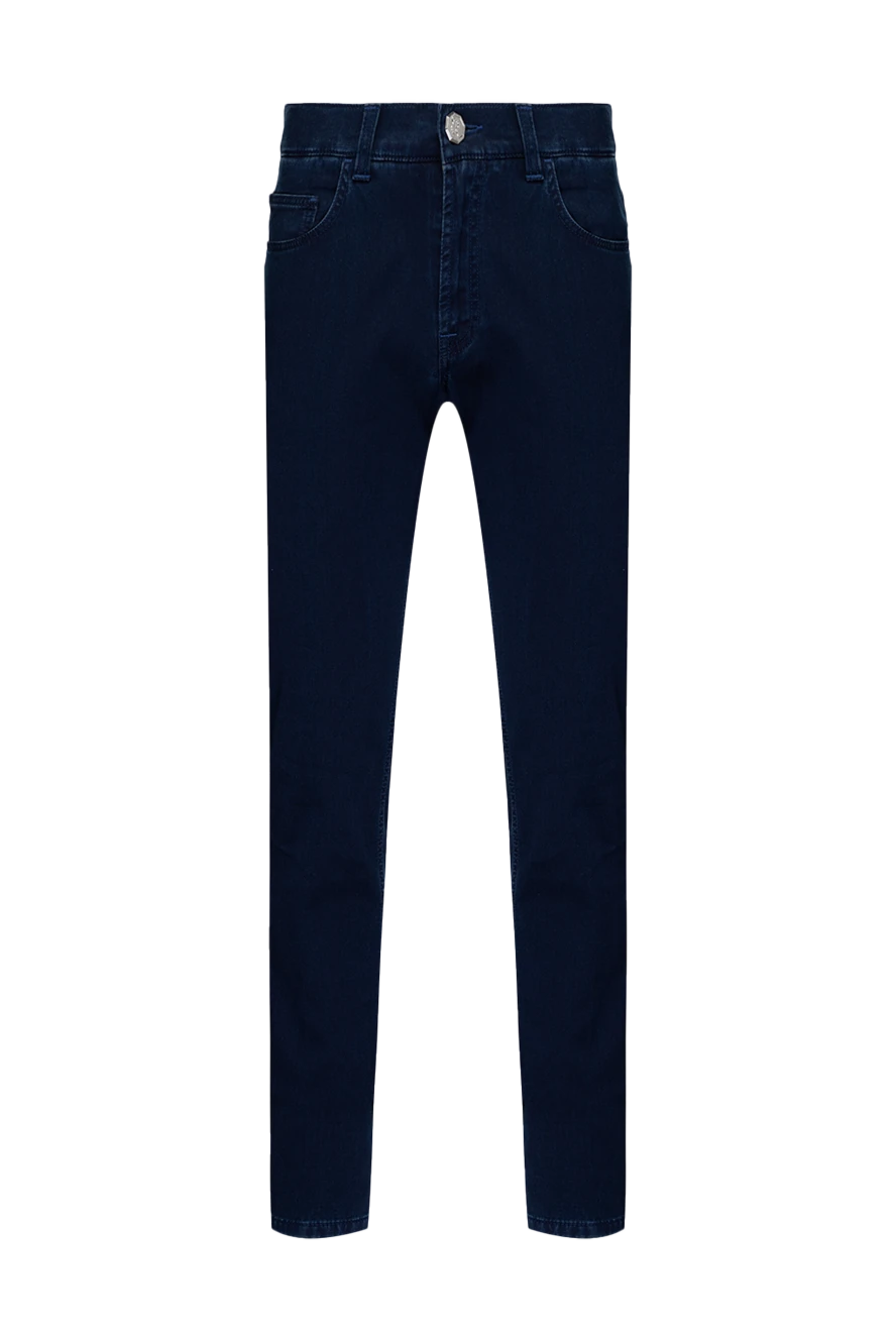 Stefano Ricci men's dark denim jeans with embossed embroidery 175057 - photo 1