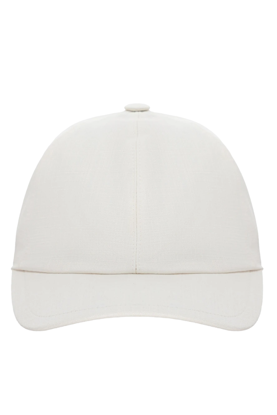 Cesare di Napoli man white men's cap купить с ценами и фото 175086 - photo 1