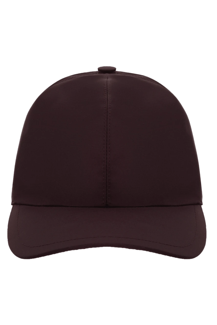 Cesare di Napoli man men's burgundy wool and polyamide cap купить с ценами и фото 175087 - photo 1