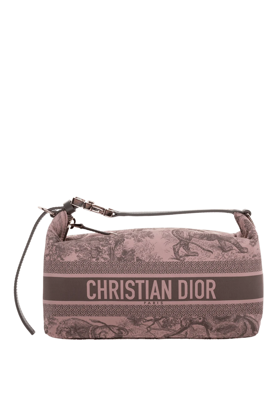 Dior woman pink cotton and polyamide make-up bag for women купить с ценами и фото 175107 - photo 1