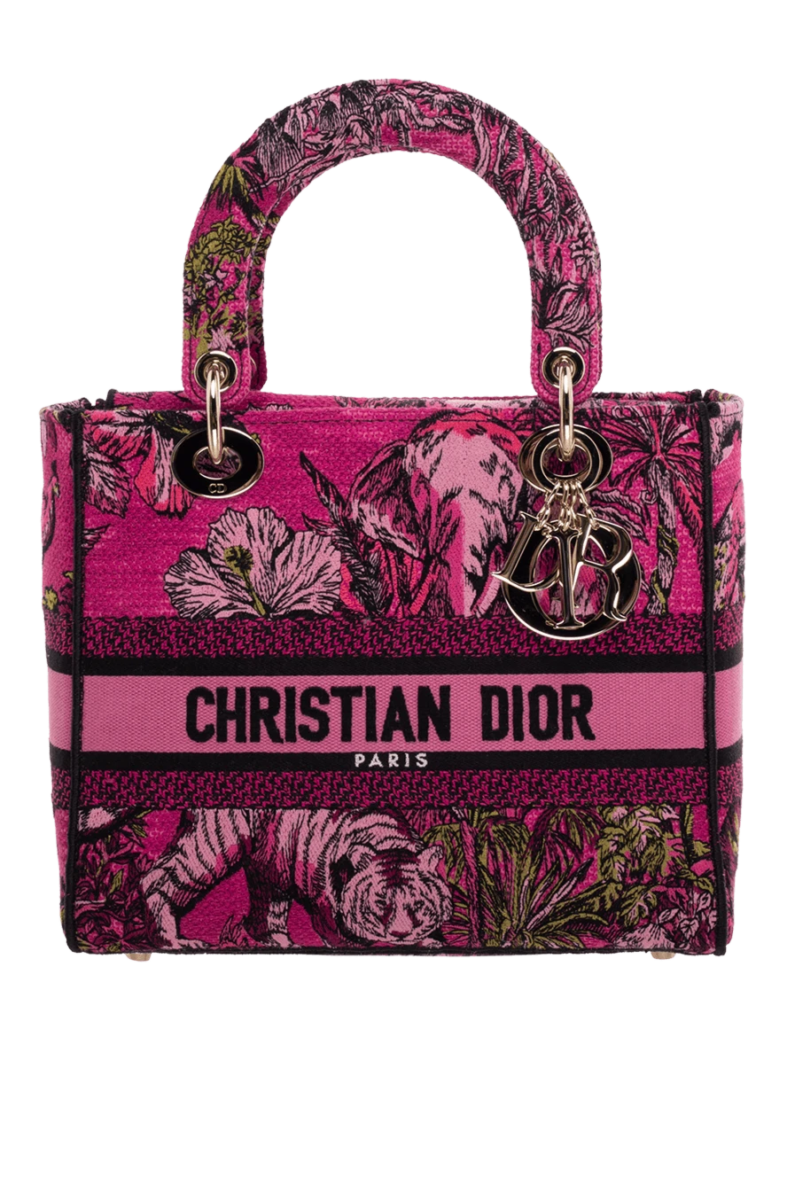 Dior woman pink cotton bag for women купить с ценами и фото 175109 - photo 1