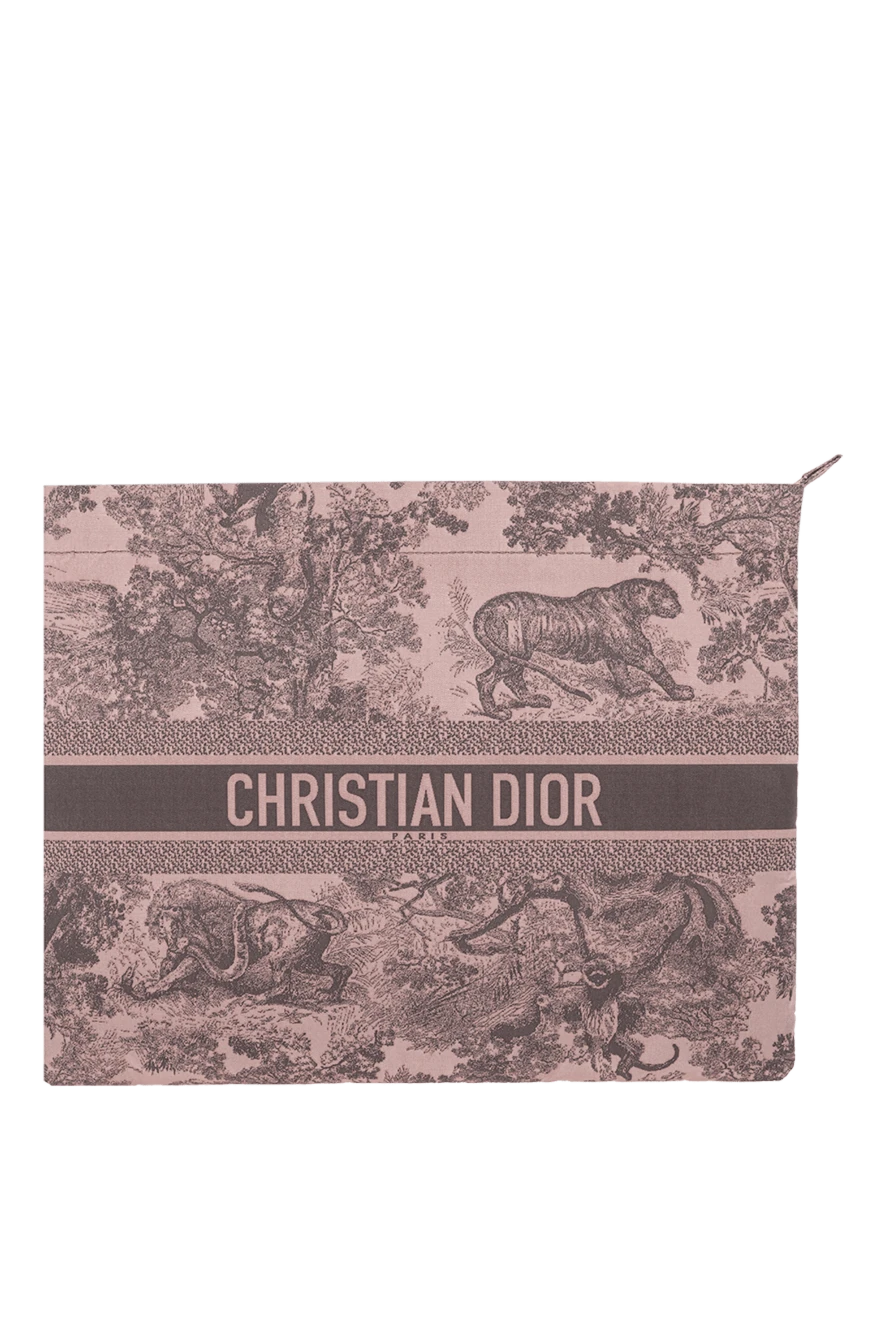 Dior woman pink cotton and polyamide make-up bag for women купить с ценами и фото 175112 - photo 1