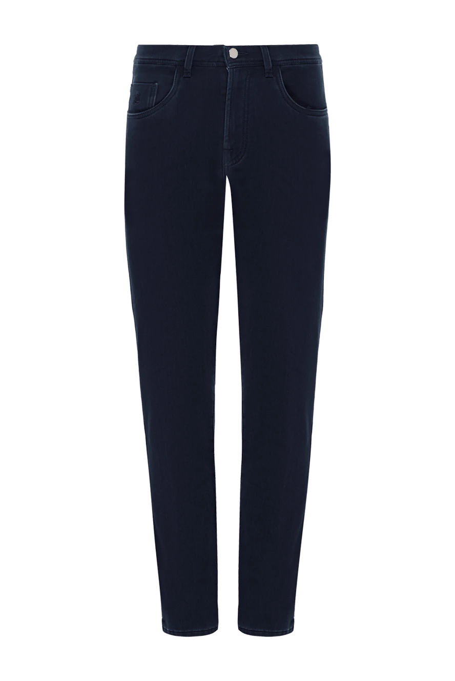 Scissor Scriptor man blue cotton and polyester jeans for men купить с ценами и фото 175122 - photo 1