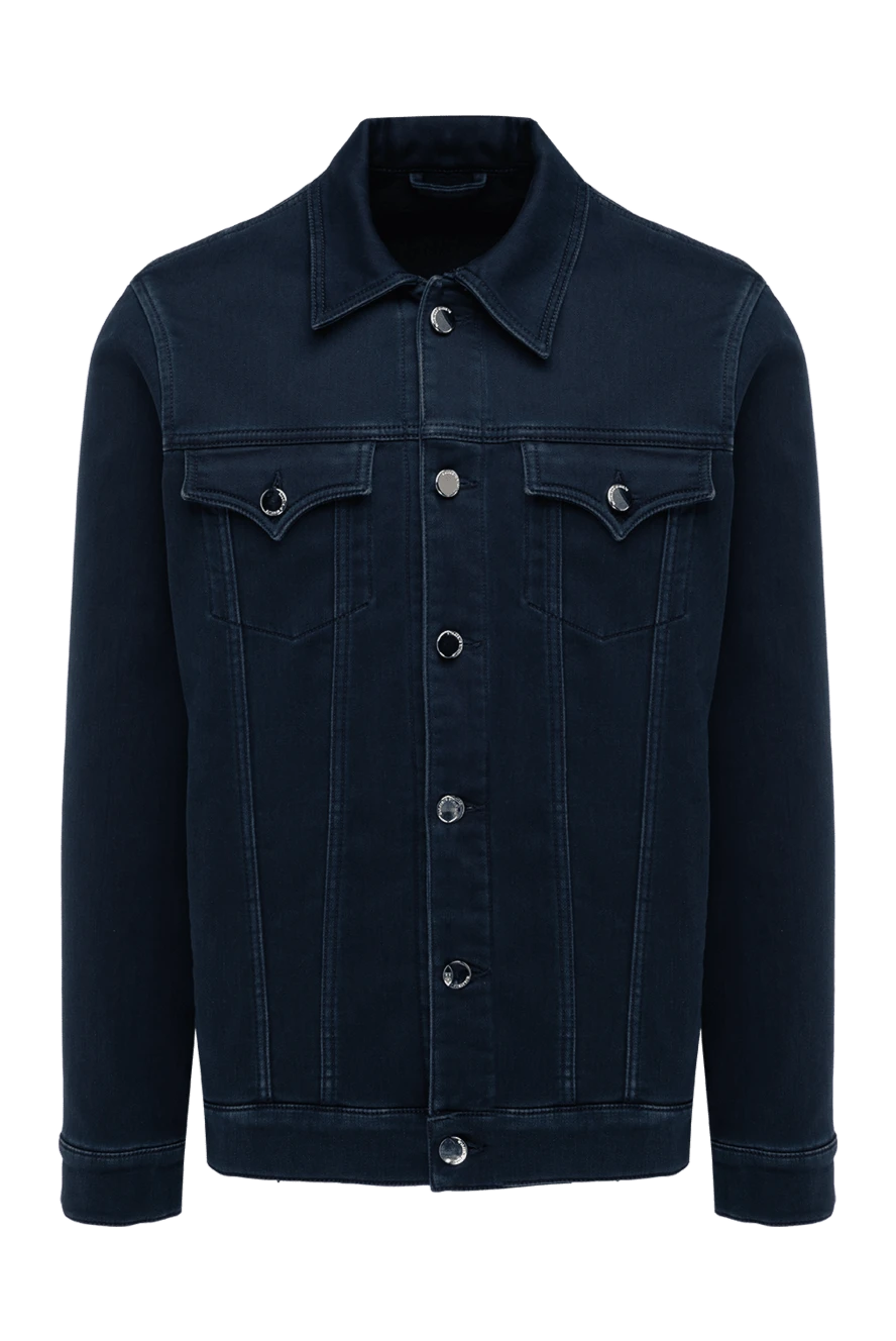 Scissor Scriptor man blue denim jacket for men купить с ценами и фото 175128 - photo 1