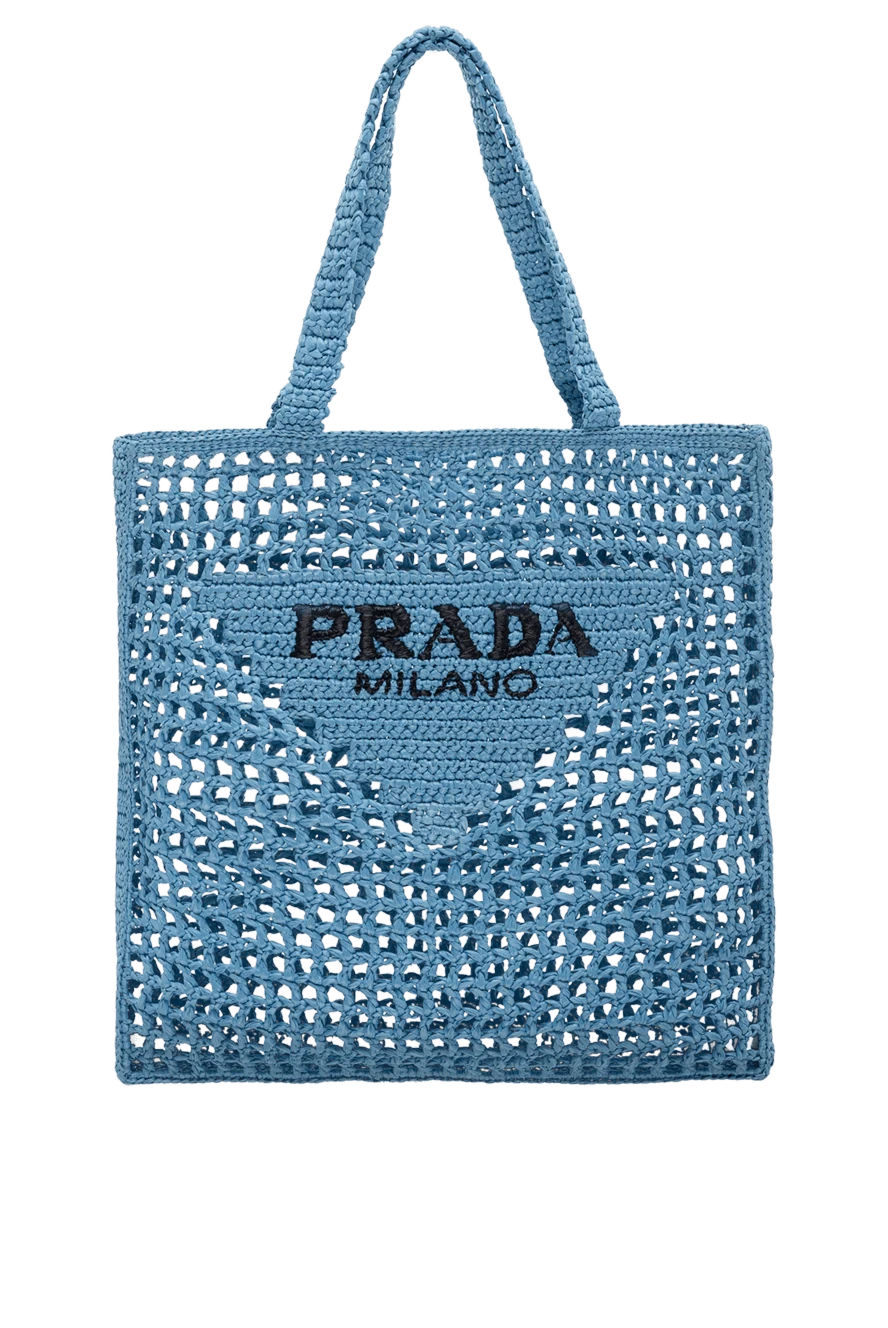 Prada woman blue bag for women купить с ценами и фото 175150 - photo 1