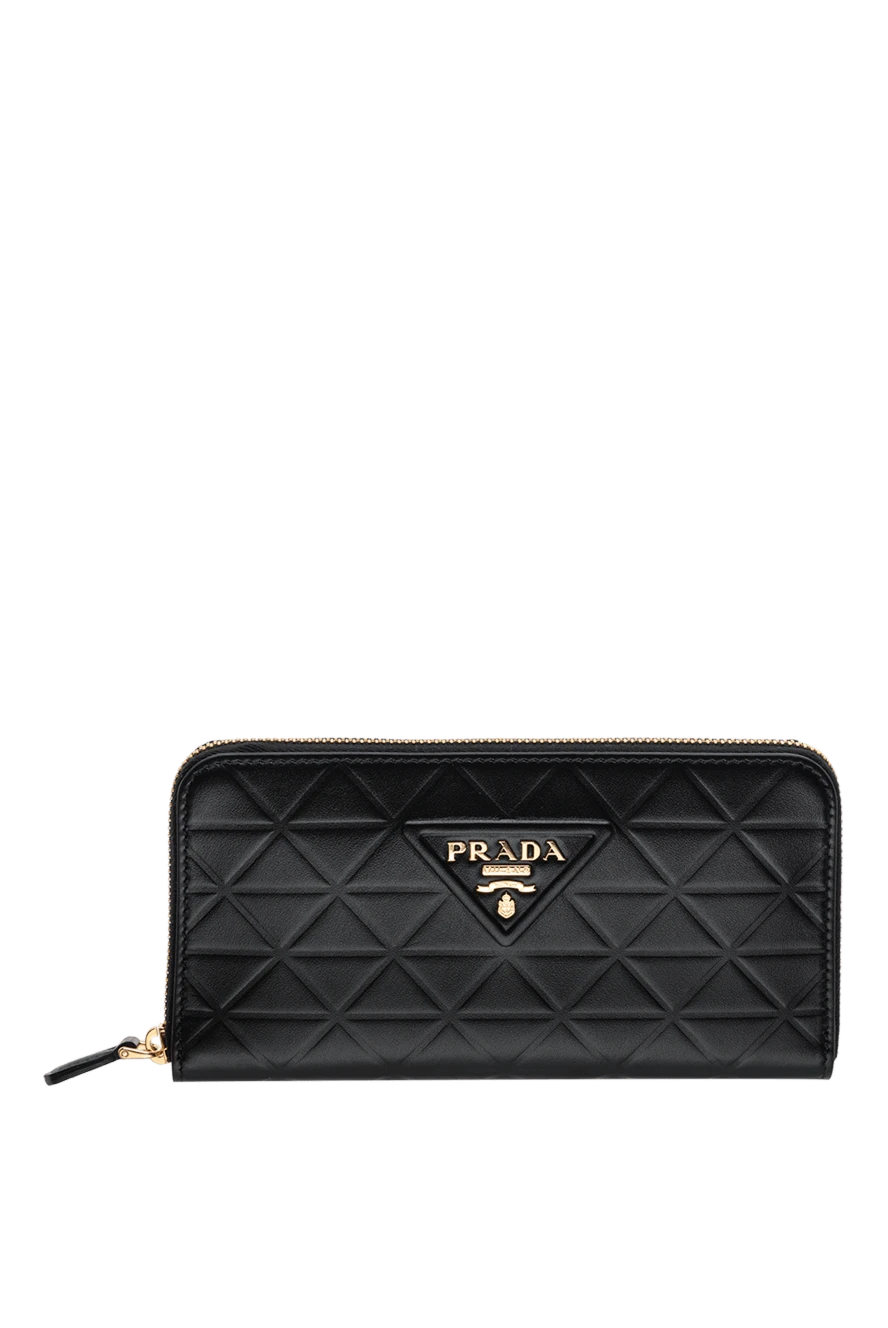 Prada woman black leather purse for women купить с ценами и фото 175153 - photo 1