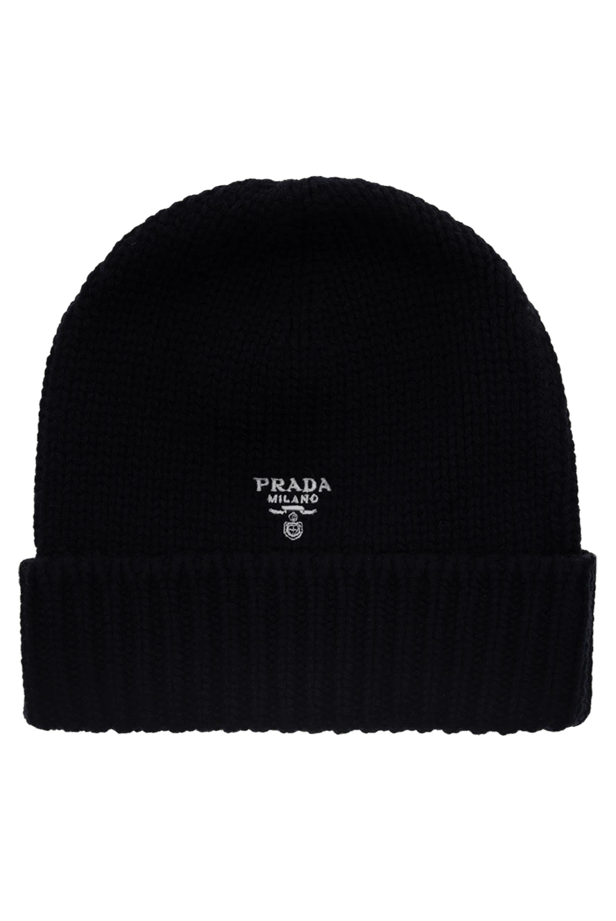 Prada man blue cashmere hat for men купить с ценами и фото 175166 - photo 1