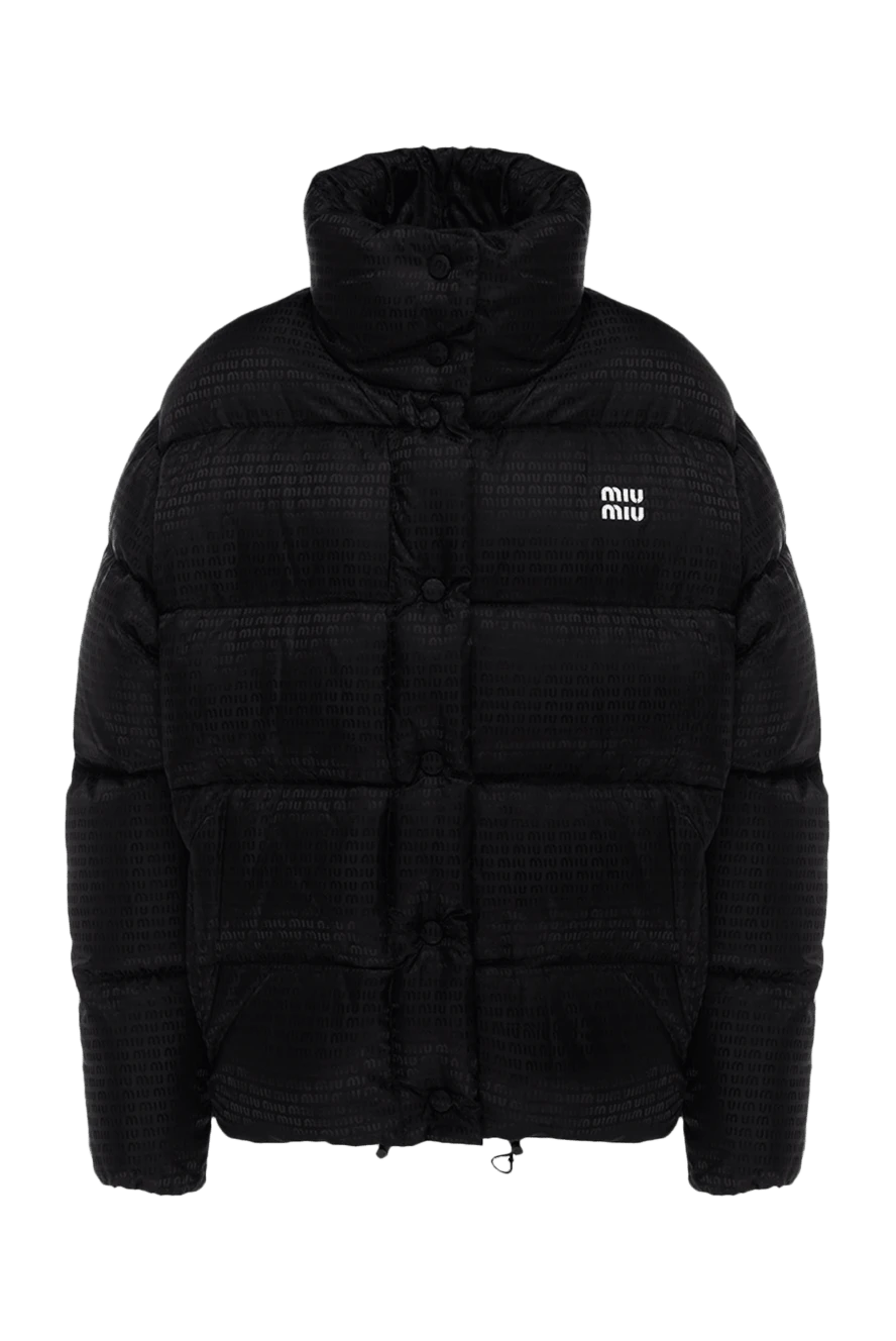 Miu Miu woman black polyester down jacket for women купить с ценами и фото 175182 - photo 1