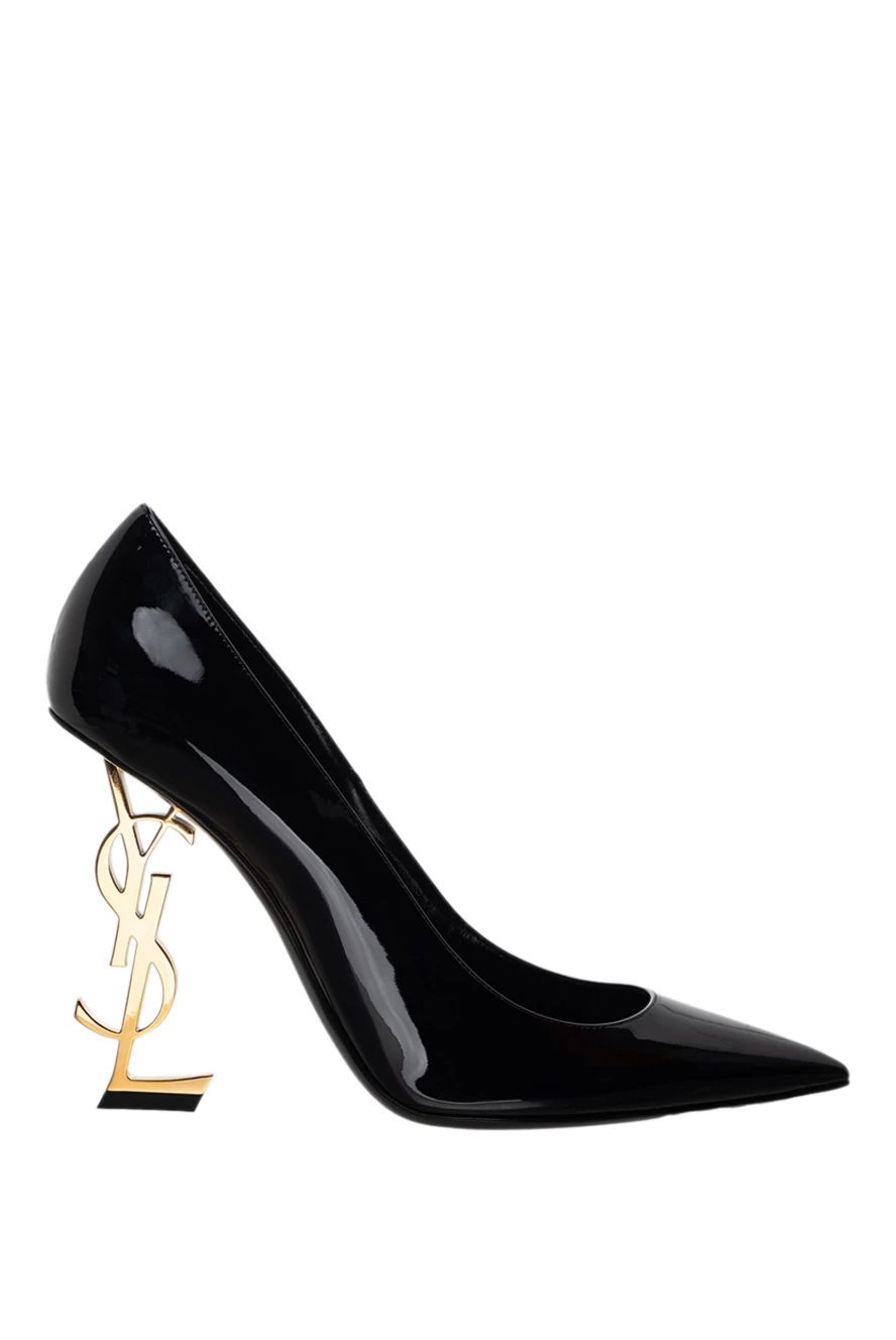 Saint Laurent woman black leather shoes for women купить с ценами и фото 175193 - photo 1