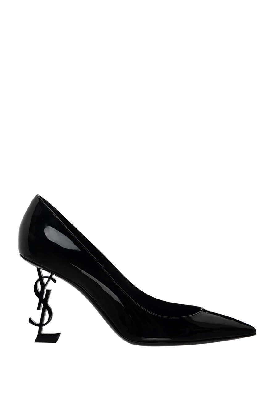 Saint Laurent woman black leather shoes for women купить с ценами и фото 175195 - photo 1