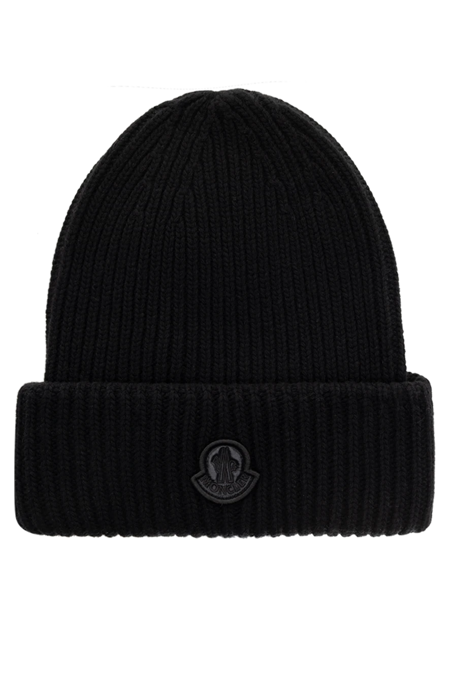 Moncler woman black wool hat for women купить с ценами и фото 175203 - photo 1