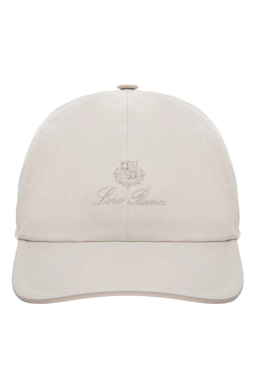 Loro Piana man white polyester cap for men купить с ценами и фото 175208 - photo 1