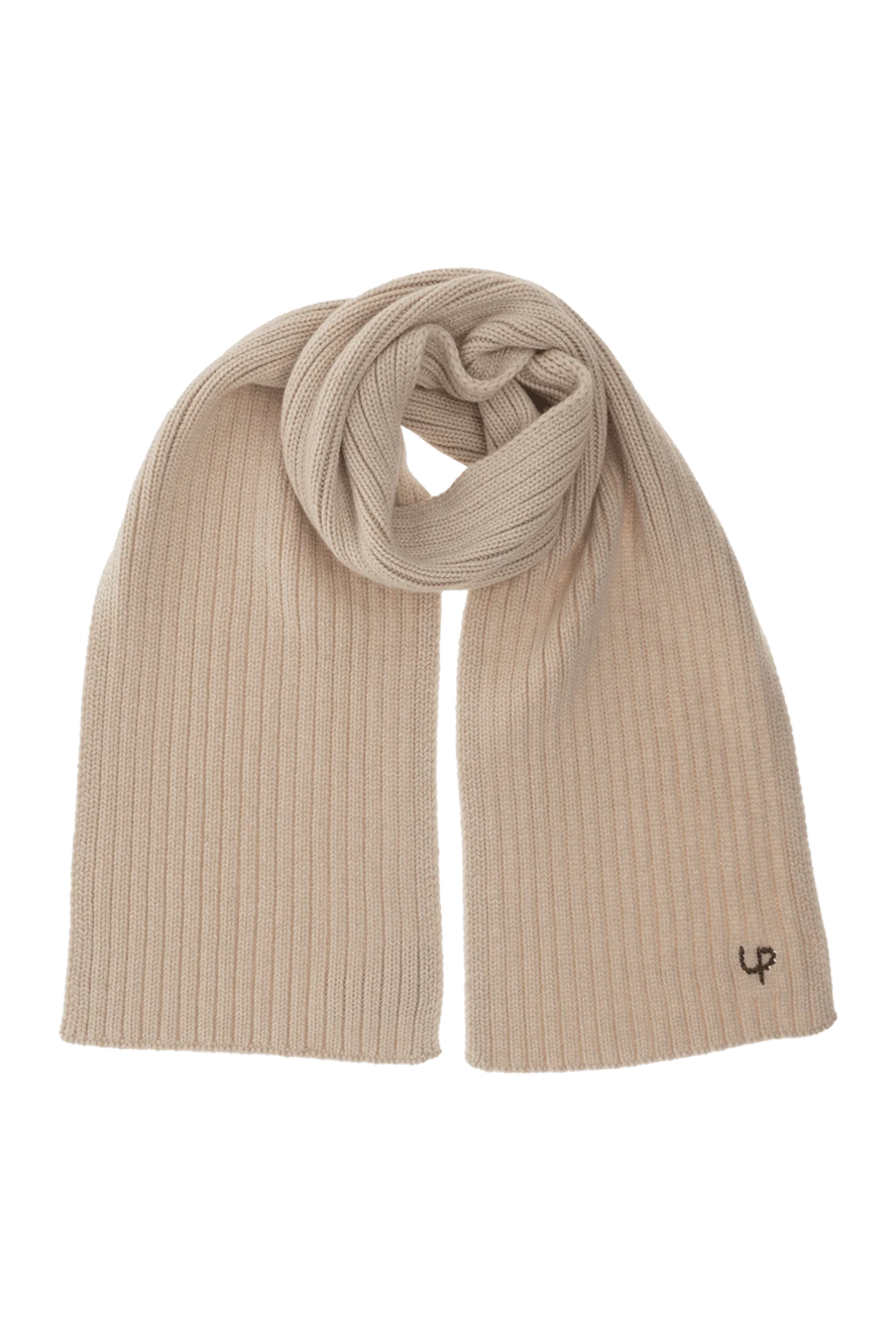 Loro Piana man beige cashmere scarf for men купить с ценами и фото 175213 - photo 1