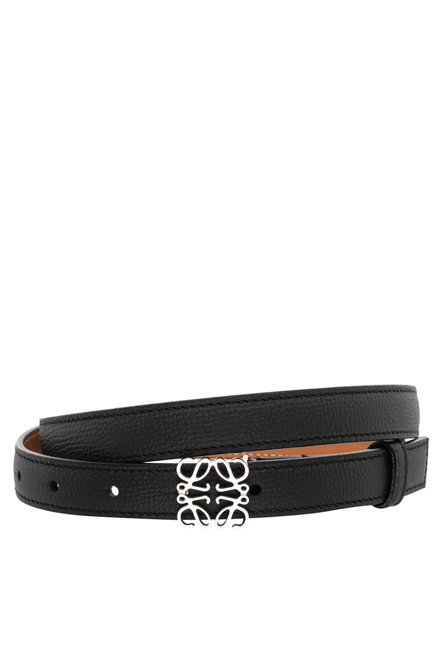 Loewe woman black leather belt for women купить с ценами и фото 175249 - photo 1