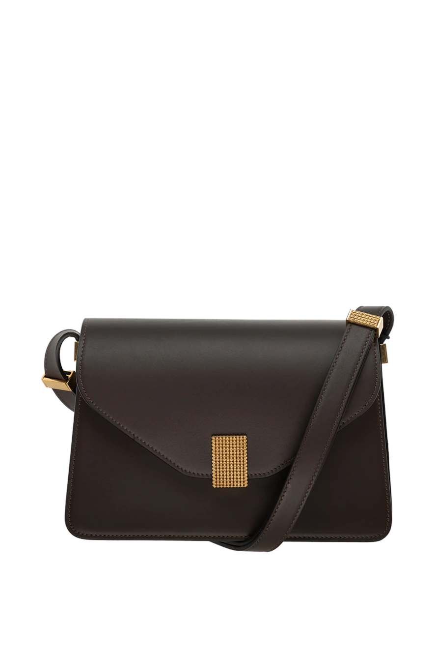 Lanvin woman brown leather bag for women купить с ценами и фото 175252 - photo 1