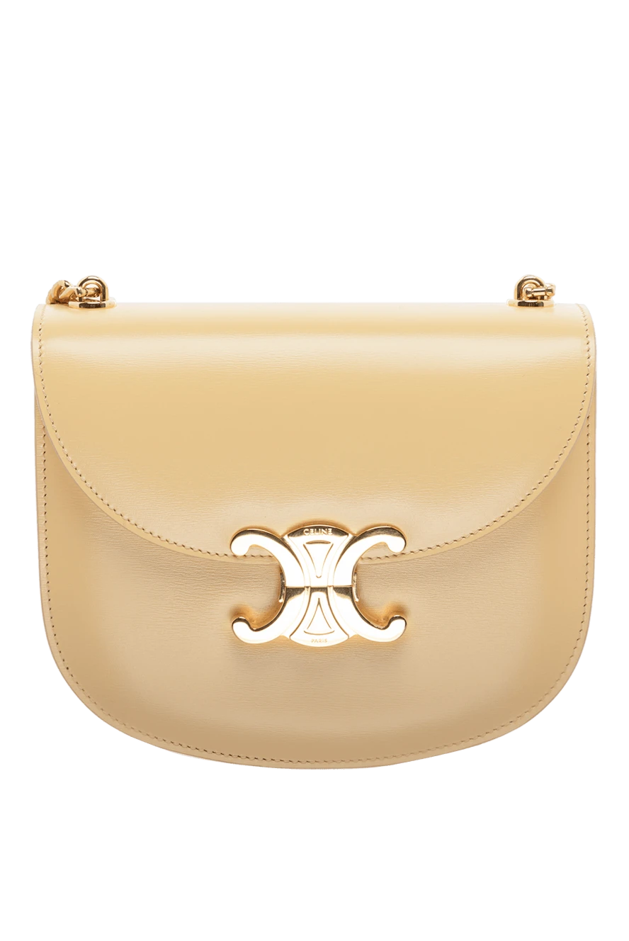 Celine woman yellow leather bag for women купить с ценами и фото 175255 - photo 1