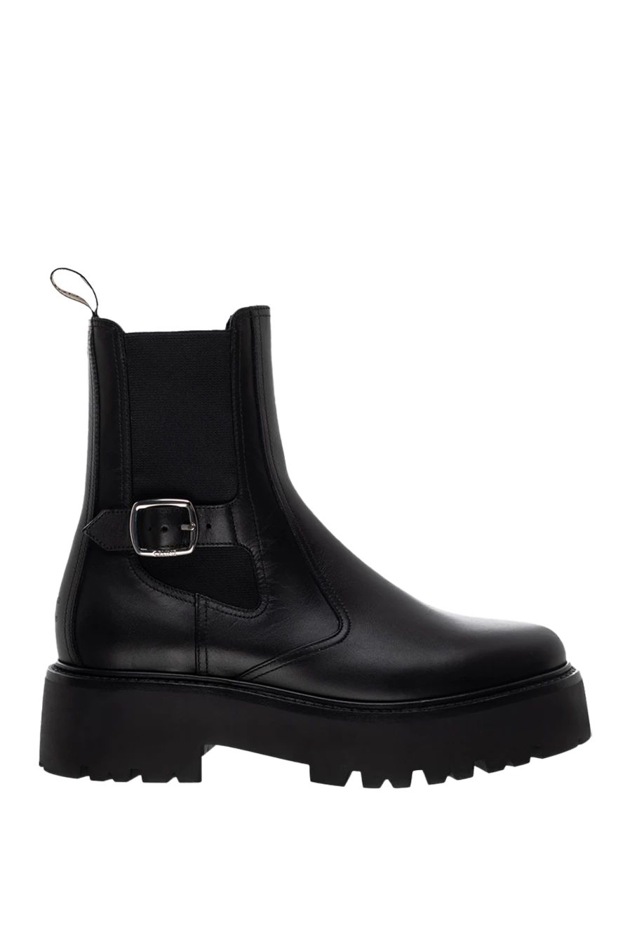 Celine woman black leather boots for women купить с ценами и фото 175258 - photo 1