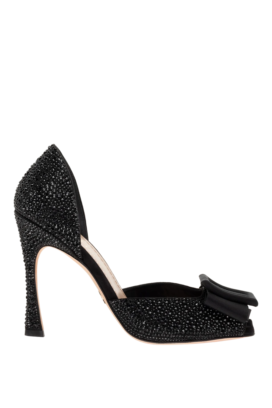 Dior woman black textile and leather shoes for women купить с ценами и фото 175274 - photo 1